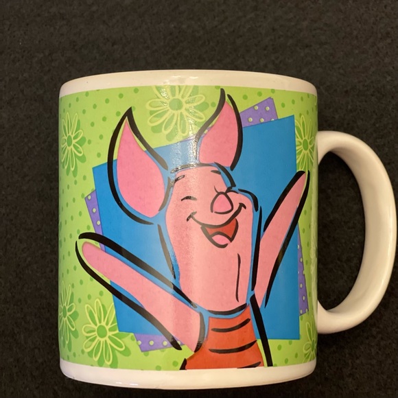 Piglet and Winnie the Pooh Ceramic Mug - Disney 1997 - Picture 2 of 5